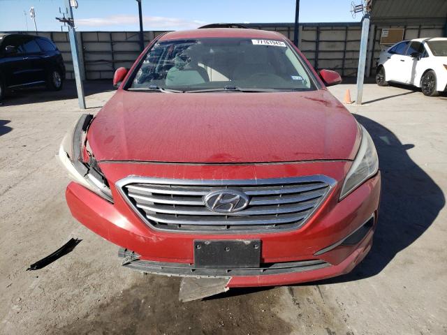 5NPE24AF6HH477640 - 2017 HYUNDAI SONATA SE RED photo 5