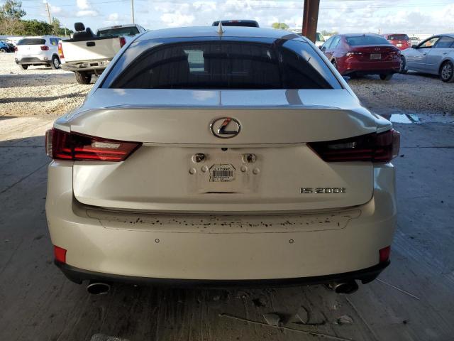 JTHBA1D2XG5022736 - 2016 LEXUS IS 200T WHITE photo 6