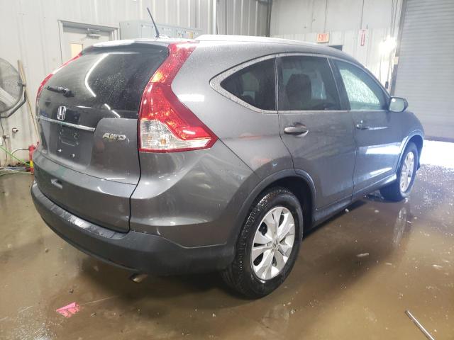 2HKRM4H72EH648342 - 2014 HONDA CR-V EXL GRAY photo 3