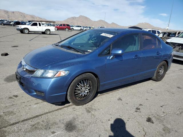 1HGFA16949L028089 - 2009 HONDA CIVIC EXL ლურჯი ფოტო 1