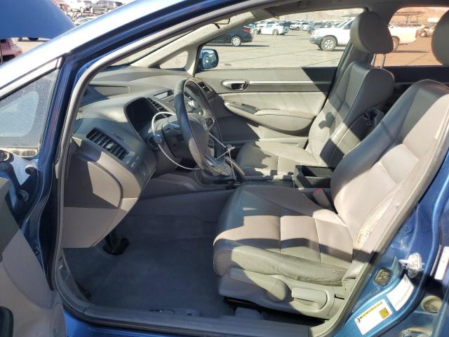 1HGFA16949L028089 - 2009 HONDA CIVIC EXL ლურჯი ფოტო 7