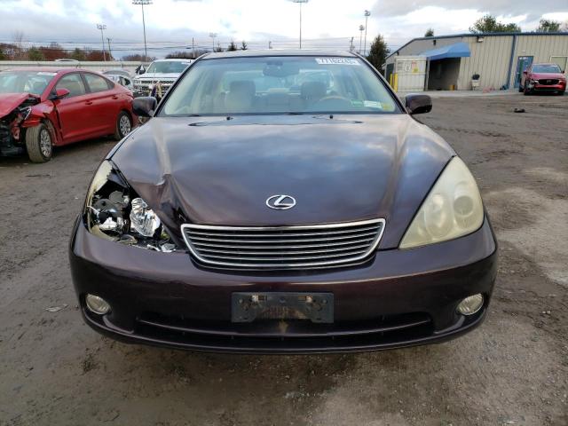 JTHBA30G065154965 - 2006 LEXUS ES 330 PURPLE photo 5