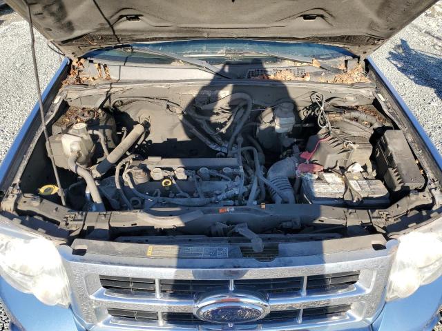 1FMCU03759KD15870 - 2009 FORD ESCAPE XLT BLUE photo 12