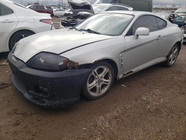 KMHHM65D85U181575 - 2005 HYUNDAI TIBURON SILVER photo 1