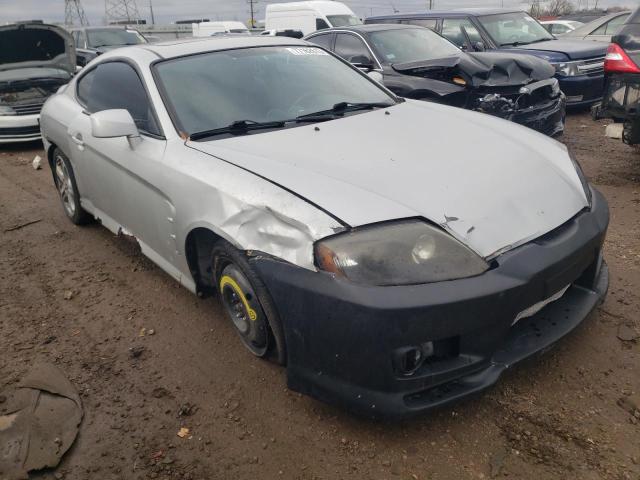 KMHHM65D85U181575 - 2005 HYUNDAI TIBURON SILVER photo 4