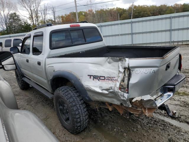 5TEGN92N02Z899720 - 2002 TOYOTA TACOMA DOUBLE CAB PRERUNNER SILVER photo 2