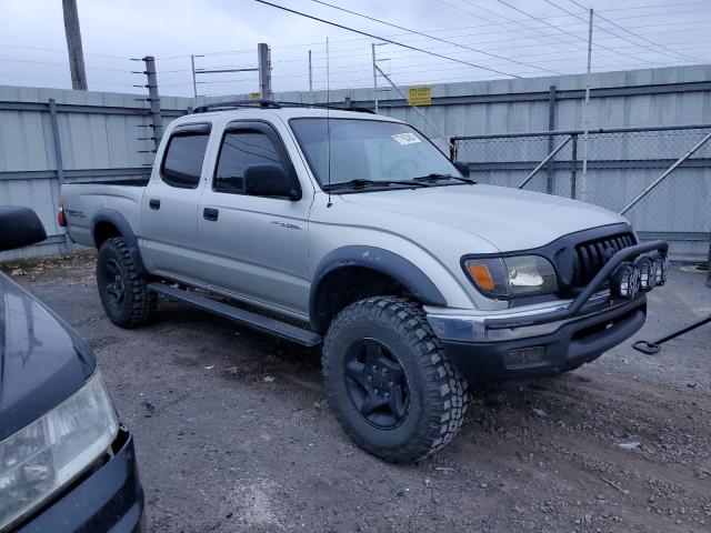 5TEGN92N02Z899720 - 2002 TOYOTA TACOMA DOUBLE CAB PRERUNNER SILVER photo 4