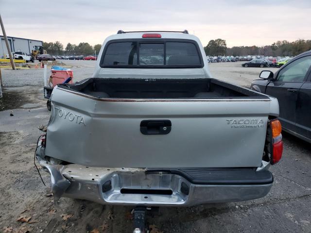 5TEGN92N02Z899720 - 2002 TOYOTA TACOMA DOUBLE CAB PRERUNNER SILVER photo 6