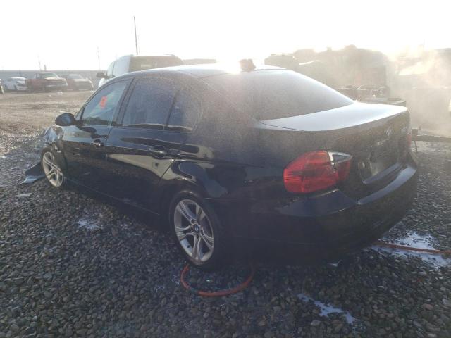 WBAVC57538NK77636 - 2008 BMW 328I I SULEV BLACK photo 2