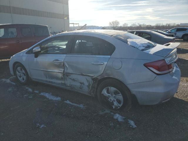 19XFB2F52EE011308 - 2014 HONDA CIVIC LX SILVER photo 2