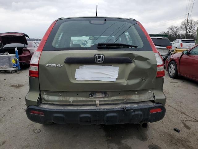 5J6RE38319L019154 - 2009 HONDA CR-V LX GREEN photo 6