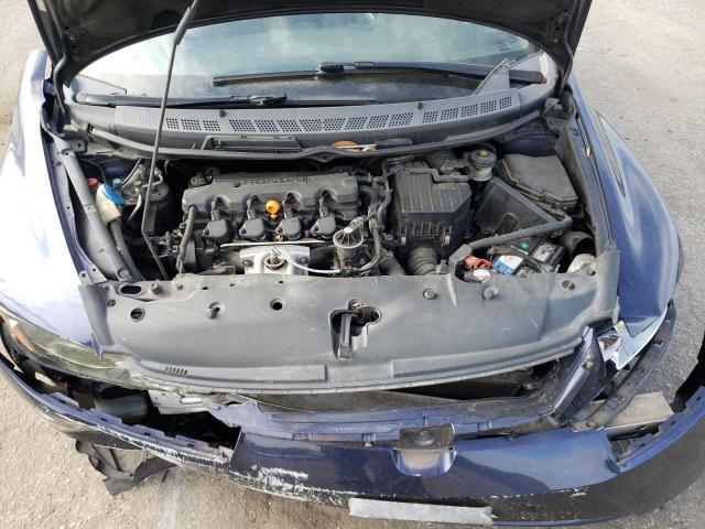 1HGFA16867L085608 - 2007 HONDA CIVIC EX BLUE photo 11