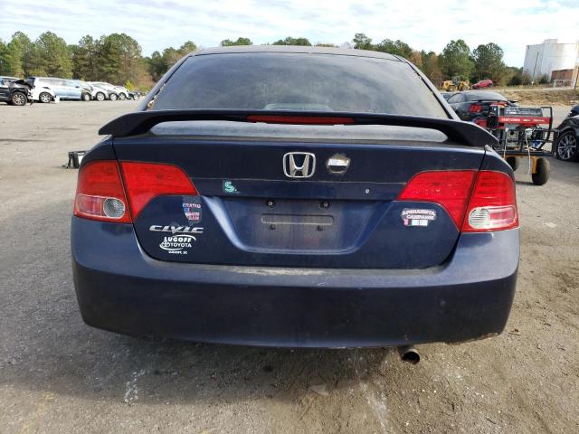 1HGFA16867L085608 - 2007 HONDA CIVIC EX BLUE photo 6