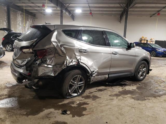 5XYZTDLB8HG395215 - 2017 HYUNDAI SANTA FE S GRAY photo 3