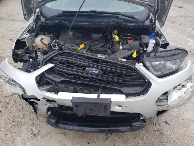 MAJ6S3JL5KC294355 - 2019 FORD ECOSPORT SES SILVER photo 12