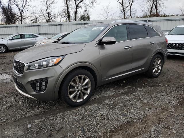 5XYPKDA58GG125360 - 2016 KIA SORENTO SX SILVER photo 1