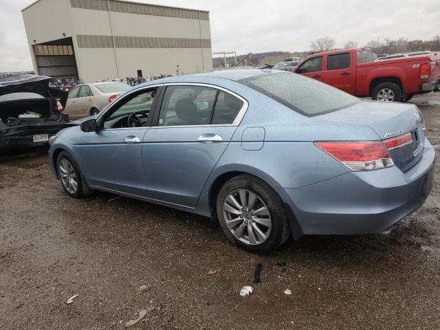 1HGCP3F88BA021295 - 2011 HONDA ACCORD EXL BLUE photo 2