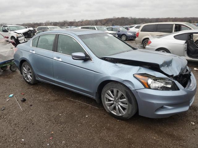 1HGCP3F88BA021295 - 2011 HONDA ACCORD EXL BLUE photo 4