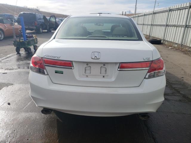 1HGCP3F87CA024707 - 2012 HONDA ACCORD EXL WHITE photo 6