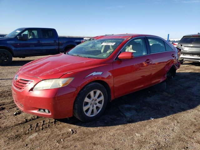 4T1BK46K57U015255 - 2007 TOYOTA CAMRY LE RED photo 1