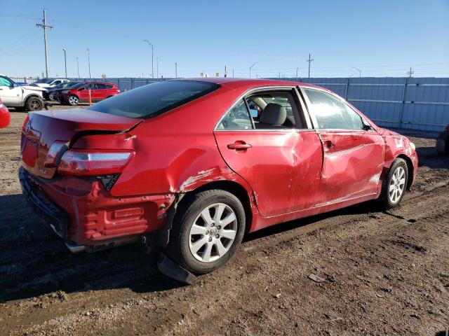 4T1BK46K57U015255 - 2007 TOYOTA CAMRY LE RED photo 3