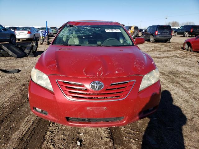 4T1BK46K57U015255 - 2007 TOYOTA CAMRY LE RED photo 5