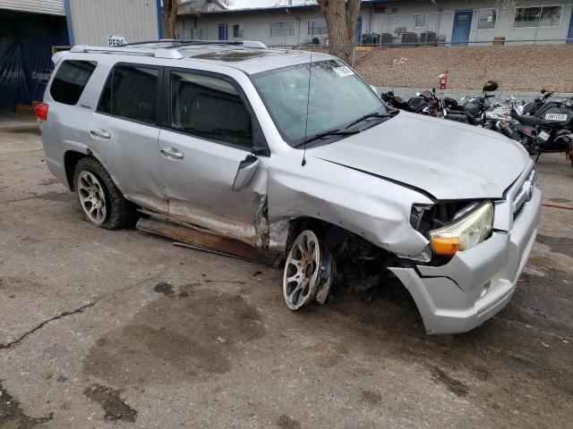 JTEBU5JR4A5012451 - 2010 TOYOTA 4RUNNER SR5 SILVER photo 4