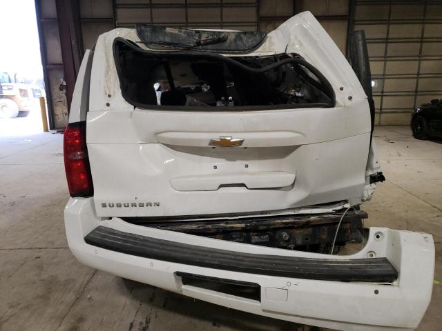 1GNSKHKC6GR247447 - 2016 CHEVROLET SUBURBAN K1500 LT WHITE photo 6