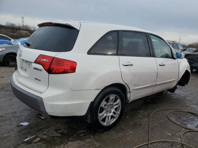 2HNYD28227H539132 - 2007 ACURA MDX WHITE photo 3