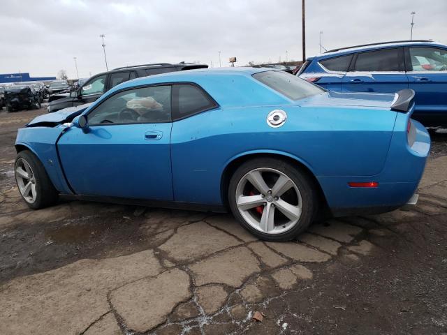 2B3CJ7DW3AH142276 - 2010 DODGE CHALLENGER SRT-8 BLUE photo 2