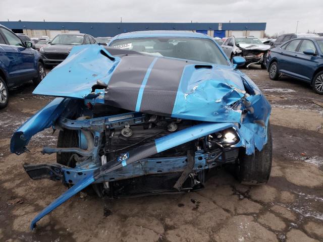 2B3CJ7DW3AH142276 - 2010 DODGE CHALLENGER SRT-8 BLUE photo 5