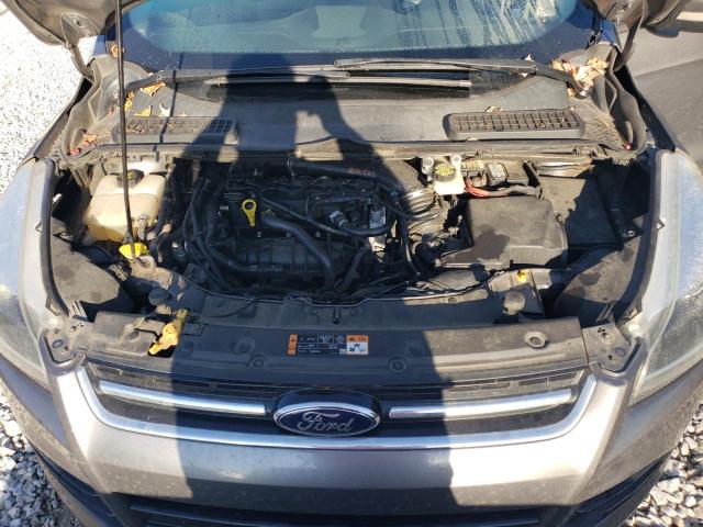 1FMCU0JX3EUC18085 - 2014 FORD ESCAPE TITANIUM GRAY photo 12