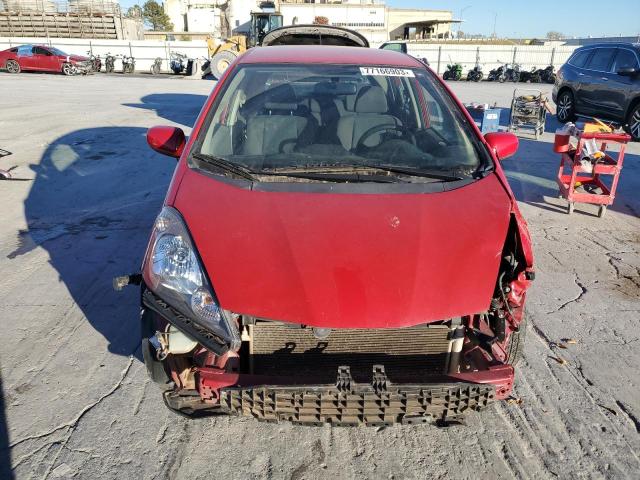 JHMGE8H37DC025882 - 2013 HONDA FIT RED photo 5