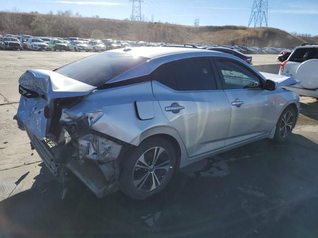 3N1AB8CV3LY307342 - 2020 NISSAN SENTRA SV SILVER photo 3