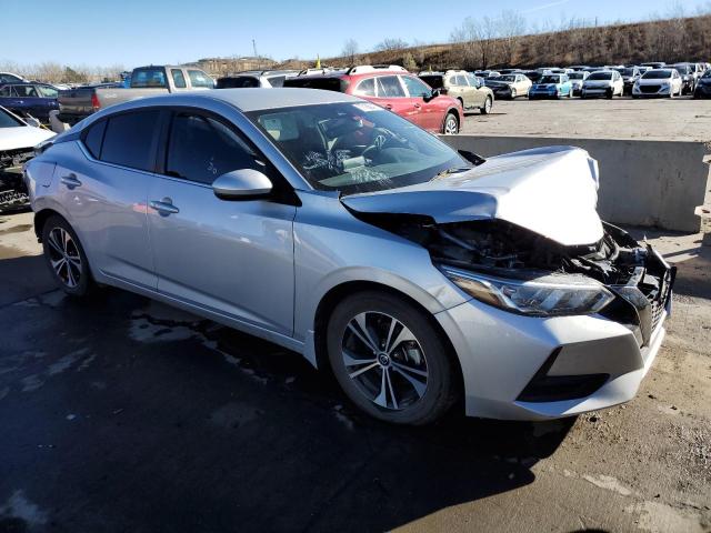 3N1AB8CV3LY307342 - 2020 NISSAN SENTRA SV SILVER photo 4