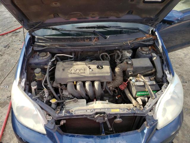 2T1KR30E77C673329 - 2007 TOYOTA COROLLA MA XR BLUE photo 11