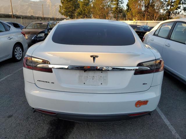 5YJSA1H17EFP48696 - 2014 TESLA MODEL S WHITE photo 6