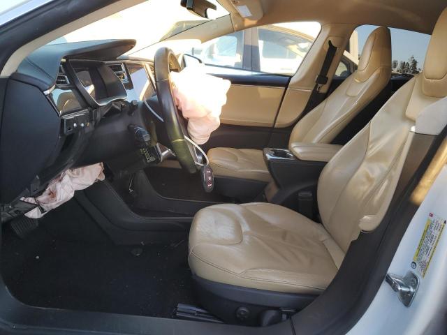 5YJSA1H17EFP48696 - 2014 TESLA MODEL S Սպիտակ լուսանկար 7