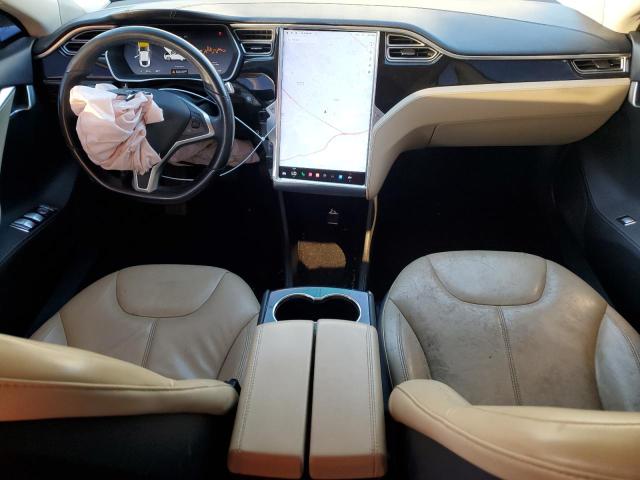 5YJSA1H17EFP48696 - 2014 TESLA MODEL S WHITE photo 8