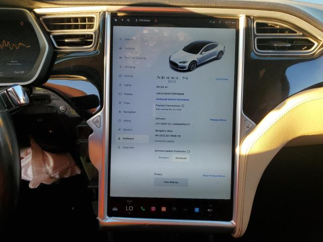 5YJSA1H17EFP48696 - 2014 TESLA MODEL S Սպիտակ լուսանկար 9