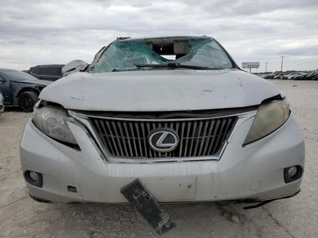 2T2ZK1BA3AC034806 - 2010 LEXUS RX 350 SILVER photo 5