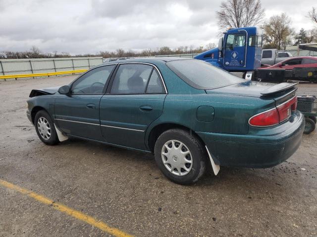 2G4WS52J3Y1250528 - 2000 BUICK CENTURY CUSTOM GREEN photo 2