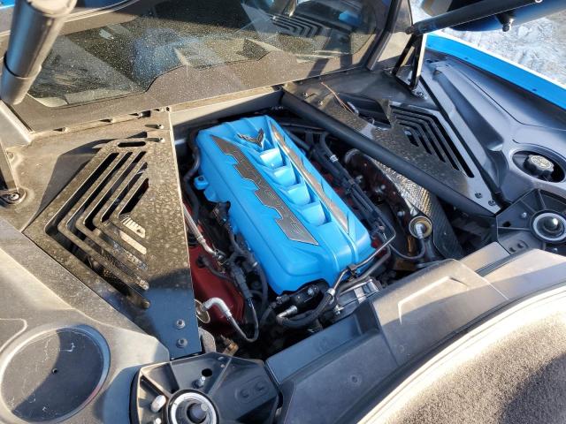 1G1YA2D42M5113717 - 2021 CHEVROLET CORVETTE STINGRAY 1LT BLUE photo 11