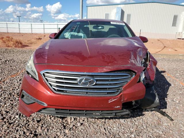 5NPE24AF7FH198940 - 2015 HYUNDAI SONATA SE RED photo 5