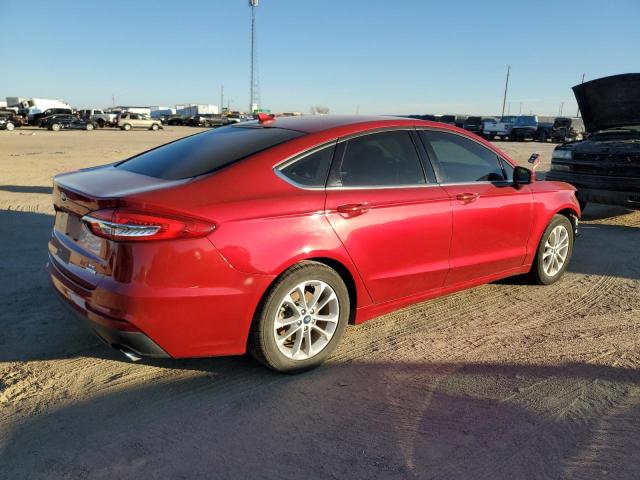 3FA6P0HD2LR111284 - 2020 FORD FUSION SE RED photo 3