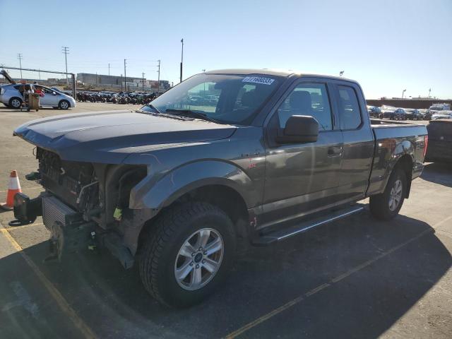 1FTEX1EP4GKE86159 - 2016 FORD F150 SUPER CAB GRAY photo 1