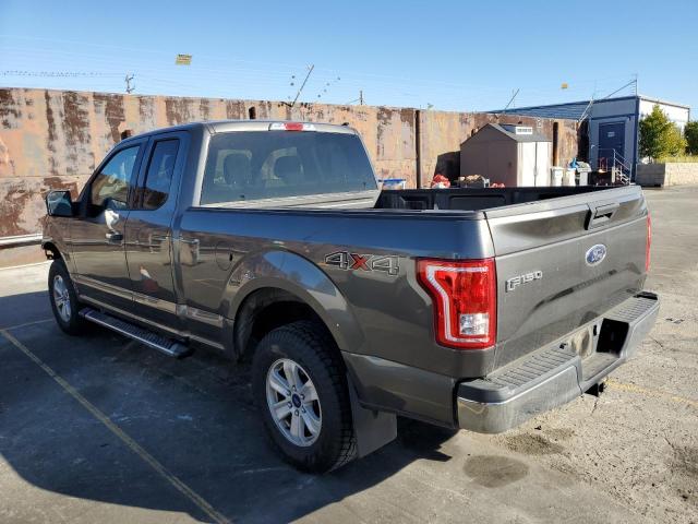 1FTEX1EP4GKE86159 - 2016 FORD F150 SUPER CAB GRAY photo 2