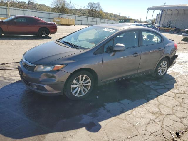 19XFB2F99CE344749 - 2012 HONDA CIVIC EXL ნაცრისფერი ფოტო 1