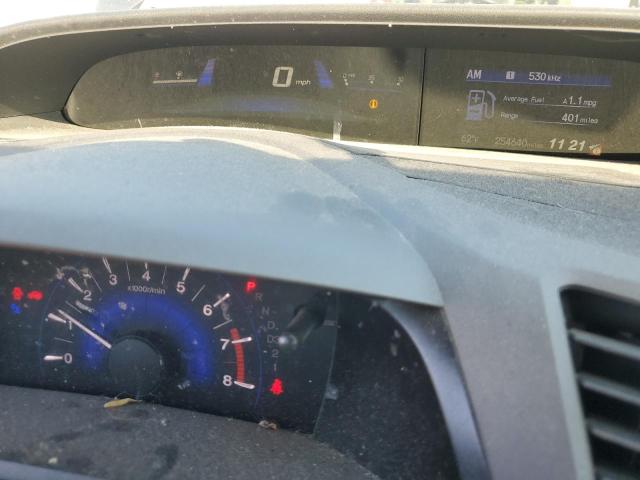 19XFB2F99CE344749 - 2012 HONDA CIVIC EXL ნაცრისფერი ფოტო 9
