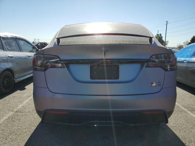 7SAXCBE68NF341253 - 2022 TESLA MODEL X TWO TONE photo 6